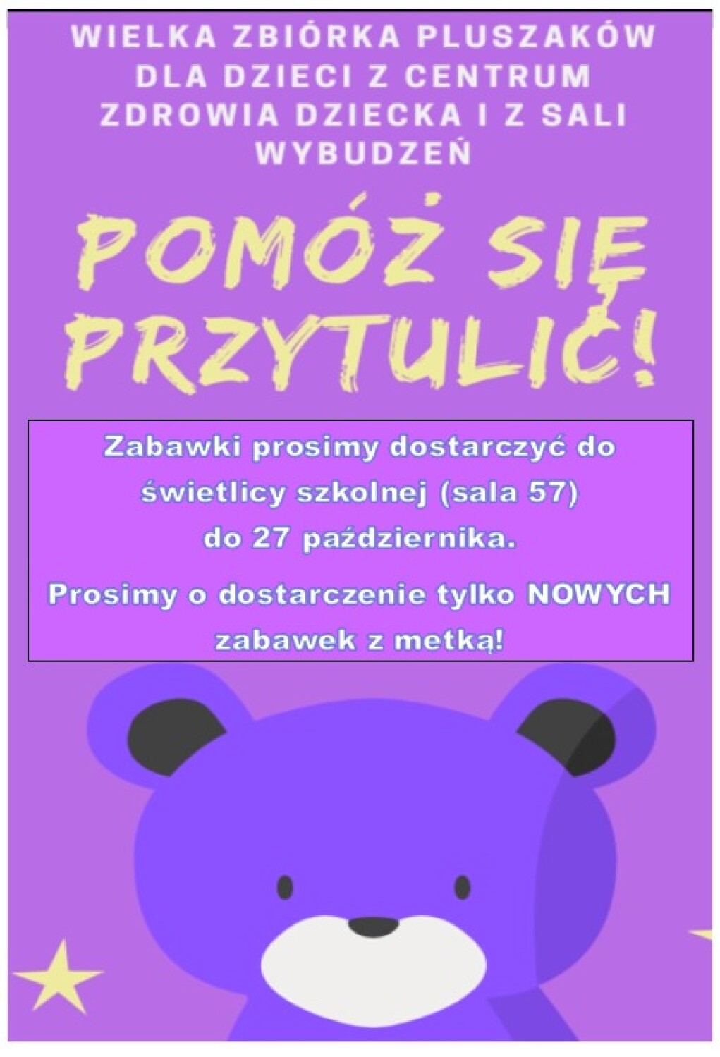 pomóż się przytulić